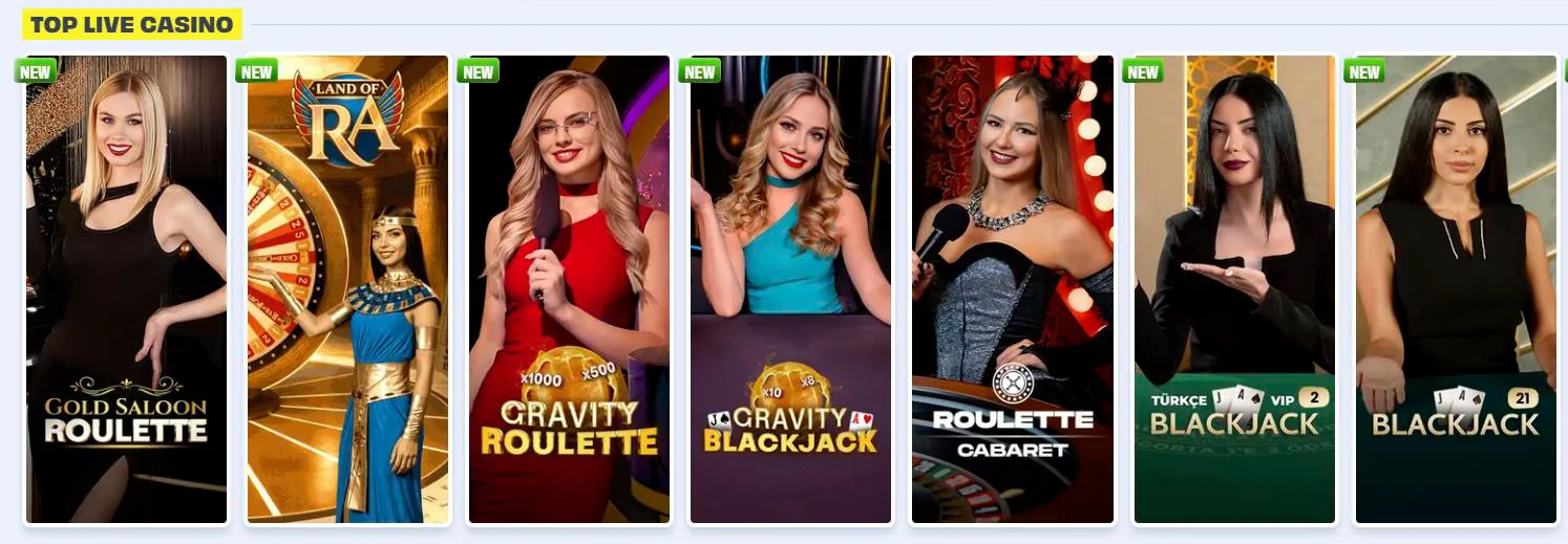 Live-Casino-Spiele